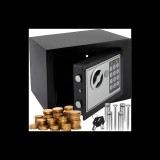 Retoo Acél, számzáras széf, 23 x 17 cm, 2 db kulccsal, RT