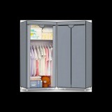 Retoo EasyUP Mobil gardróbszekrény, 152 x 60 x 45 cm, szürke