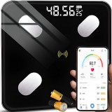 Retoo Okos fürdőszoba mérleg Bluetooth funkcióval, 180 kg teherbírás, RT, E032