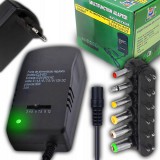 Retoo Univerzális többfunkciós tápegység töltő egyenáramú eszközökhöz,12V többféle csatlakozóval