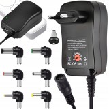 Retoo Univerzális többfunkciós USB-s tápegység töltő egyenáramú eszközökhöz,3-12V 30W 6 db hegy