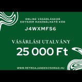 Retró Ajándékcsomag 25.000 Ft-os ajándékutalvány