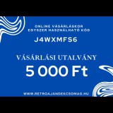 Retró Ajándékcsomag 5.000 Ft-os ajándékutalvány