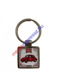 Retro autós (Fiat) kulcstartó