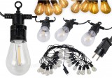 Retro Vintage Filament LED kültéri kerti LED fényfüzér 20 LED izzó 20 méter MM2301-20LED