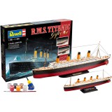 Revell 05727 RMS Titanic gőzhajó makett 2 darabos Ajándék készlet 1:200 / 1:1700 (05727)