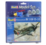 Revell Revell Messerschmitt Bf 109 G-10 makett 1:72 makett készlet kiegészítőkkel (64160)