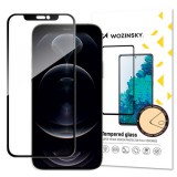 Rexdigital Apple iPhone 14 Plus 5D FEKETE TELJES KÉPERNYŐS FULL SCREEN HAJLÍTOTT tempered glass kijelzőfólia kijelzővédő védőfólia karcálló kijelzős