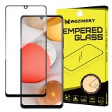 Rexdigital Samsung Galaxy A42 (5G) karcálló edzett üveg TELJES KÉPERNYŐS FEKETE Tempered Glass kijelzőfólia kijelzővédő fólia kijelző védőfólia eddzett