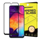 Rexdigital Samsung Galaxy A50 (A30 A30s A50s M30) karcálló edzett üveg TELJES KÉPERNYŐS FEKETE Tempered Glass kijelzőfólia kijelzővédő fólia kijelző védőfólia eddzett SM-A505F