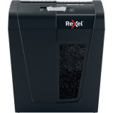 Rexel Secure X8, 14 liter, Konfetti vágás, P-4 DIN, 8 lap, Fekete, Iratmegsemmisítő