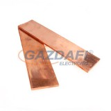 Réz áramvezető sín, 40x5mm