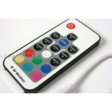 RF mini RGB vezérlő SMD LED szalaghoz, 16 gomb, 3x2A