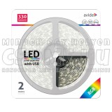 RGB LED SZALAG - 2M - AVIDE