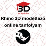 Rhino 3D modellező tanfolyam (online, 8x3 óra)