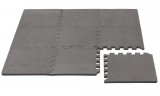 Rialto Baby Puzzle habszivacs játszószőnyeg szegéllyel Cool Grey 92x92 cm