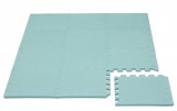 Rialto Baby Puzzle habszivacs játszószőnyeg szegéllyel Light Green 92x122 cm
