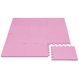 Rialto Baby Puzzle habszivacs játszószőnyeg szegéllyel Pink 92x122 cm