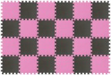Rialto Baby Puzzle habszivacs játszószőnyeg szett 180x120cm - Pink Grey