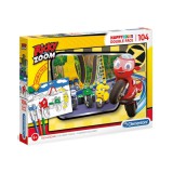 Ricky Zoom Double 2 az 1-ben 104db-os színezhető kétoldalas puzzle - Clementoni
