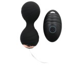 Rimba Cannes - akkus, rádiós vibrációs tojás (fekete)