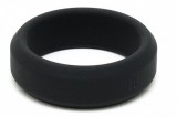 Rimba Silicone cockring – puha, 18mm fekete péniszgyűrű