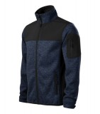 Rimeck 550 Casual férfi softshell kabát kötött melanzs kék színben