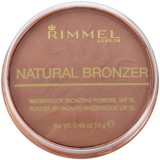 Rimmel Natural Bronzer vízálló bronzosító púder SPF 15 árnyalat 14 g