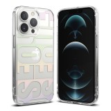Ringke Fusion Design - iPhone 13 Pro Max ütésálló tok - átlátszó