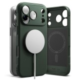 RINGKE ONYX Magnetic MagSafe iPhone 17 Pro készülékhez sötét zöld