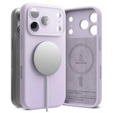 RINGKE szilikon magnetic MagSafe iPhone 17 Pro Max készülékhez tok világoslila