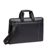 RivaCase 8930 Orly (PU) slim Laptop bag 15,6" Black (6906201089308) - Notebook Táska