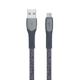 RivaCase Egmont PS6100 GR12 Micro-USB cable 1, 2m Grey (4260403575925)