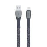 RivaCase Egmont PS6102 GR12 Type-C / USB 2.0 cable 1,2m Grey 4260403575956