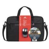 RivaCase Notebook táska, 15,6", vezeték nélküli egérrel, "Regent 8038", fekete (4260403573990)