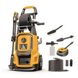 Riwall PRO REPW 180 RC SET elektromos magasnyomású mosó 2400W 230V 180bar 450 Liter/óra, tartozékokkal és távvezérelhető