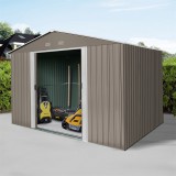 Riwall PRO RMSA 8x10 brown fém kerti tároló 3x2,4m barna