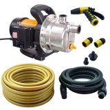 Riwall REJP 1000 INOX SET - Kerti szivattyú 1000 W szett (EP26A2001096B)