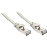 RJ45 Hálózat Csatlakozókábel CAT 5e F/UTP 1.00 m Szürke Védővel LINDY (48342)