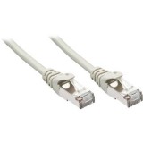 RJ45 Hálózat Csatlakozókábel CAT 5e F/UTP 7.50 m Szürke Védővel LINDY (48346)