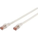 RJ45 Hálózat Csatlakozókábel CAT 6 S/FTP 1.00 m Fehér Lángálló, Fólia árnyékolás, Fonat árnyékolás, Árnyékolt, Halogénmentes, Kerek, sodort érpár Digitus (DK-1644-010/WH)
