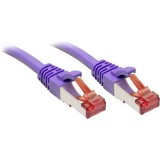 RJ45 Hálózat Csatlakozókábel CAT 6 S/FTP 1.50 m Viola Védővel LINDY (47823)