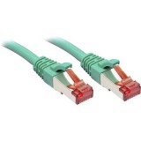 RJ45 Hálózat Csatlakozókábel CAT 6 S/FTP 10.00 m Zöld Védővel LINDY (47753)