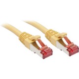 RJ45 Hálózat Csatlakozókábel CAT 6 S/FTP 2.00 m Sárga Védővel LINDY (47764)