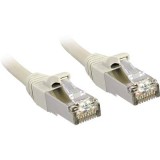 RJ45 Hálózat Csatlakozókábel CAT 6 S/FTP 30.00 cm Szürke Védővel LINDY (45580)