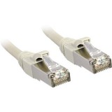 RJ45 Hálózat Csatlakozókábel CAT 6 S/FTP 50.00 m Szürke Védővel LINDY (45592)
