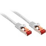 RJ45 Hálózat Csatlakozókábel CAT 6 S/FTP 7.50 m Fehér LINDY (47387)