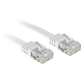 RJ45 Hálózat Csatlakozókábel CAT 6 U/UTP 10.00 m Fehér Védővel LINDY (47505)