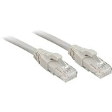 RJ45 Hálózat Csatlakozókábel CAT 6 U/UTP 7.50 m Szürke Védővel LINDY (45406)