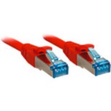 RJ45 Hálózat Csatlakozókábel CAT 6A S/FTP 0.30 m Piros LINDY (47160) - UTP